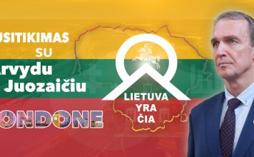 Susitikimas su kandidatu į LR Prezidentus Arvydu Juozaičiu Londone